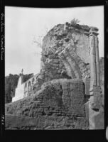 Church ruins at the Mission San Juan Capistrano, San Juan Capistrano, 1920