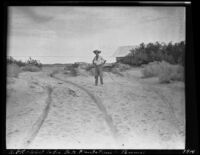 Ralph D. Cornell at the West Indio Date Plantation, Thermal (vicinity), 1914