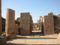 Entrance of the temple of Amun-Ra-Who-Hears-Prayers
