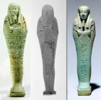 Shabti of Imhotep and Nesbanebdjed