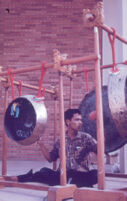 UCLA Bali. G. outdoor rehearsal gongs