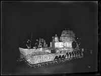 "Bicentennial Monument" float at the Electrical Parade in the Memorial Coliseum, Los Angeles, 1932