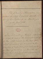 MS 170/604 : Narrative of Her Captivity in Barbary, 1756. Journal of a Voyage by Sea from Calcutta to Madras, and of a Journal from there back to Dacca. (December 13, 1774-June 20,1775) / Marsh, Elizabeth Crisp