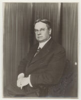 Senator Hiram Johnson, portrait.